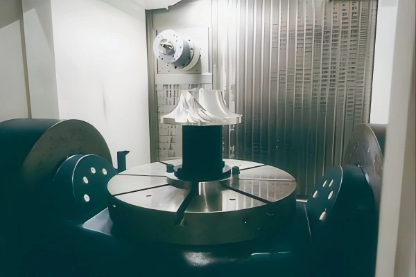 5-осевой обрабатывающий центр с люльковым поворотным столом (качалкой)