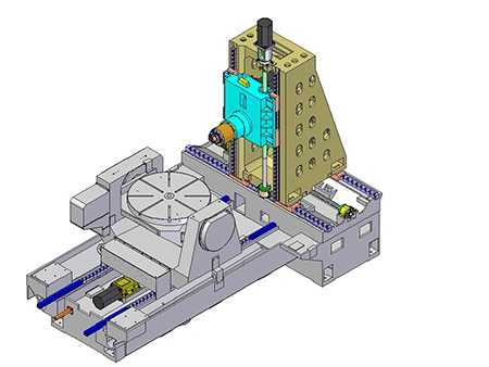 Поворотный стол люлькового типа