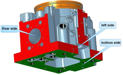 Головка блока цилиндров дизельного двигателя